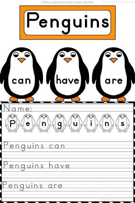 Free Printable Penguin Worksheets